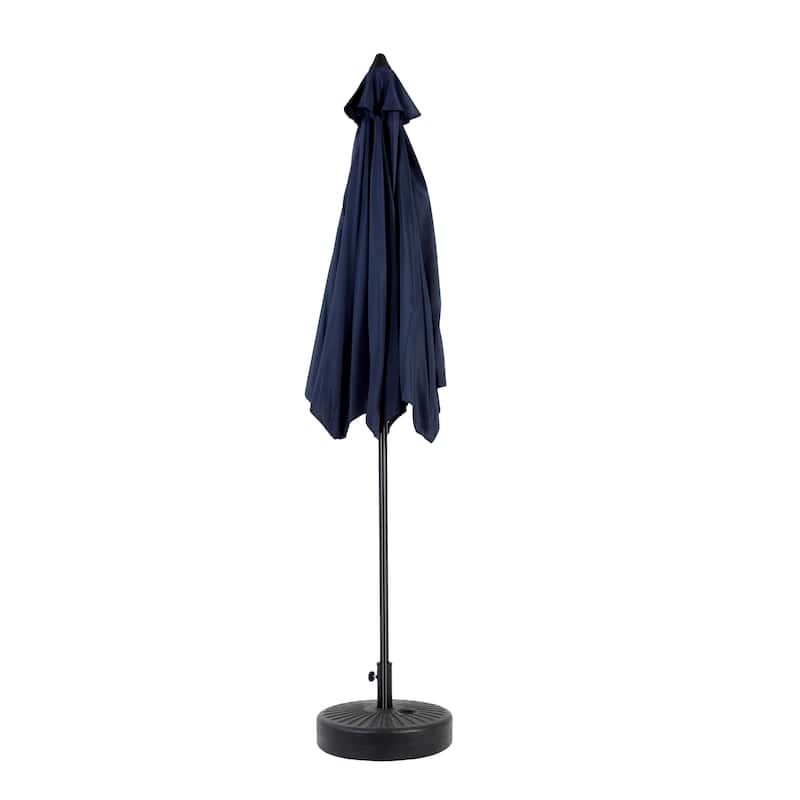 9FT Outdoor Patio Umbrella Outdoor Table Umbrella with Push Button Tilt and Crank (Base Not Included)