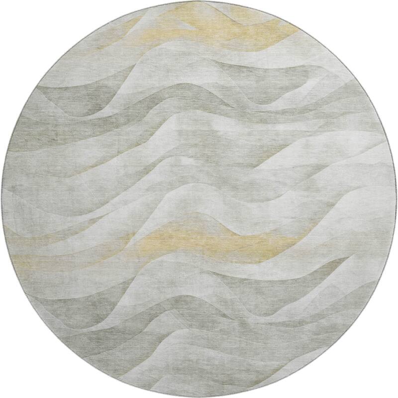 Premium Washable Super Soft Modern Waves Mayfield Rug