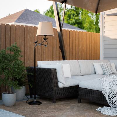 Finch Oil Rubbed Bronze Outdoor Floor Lamp