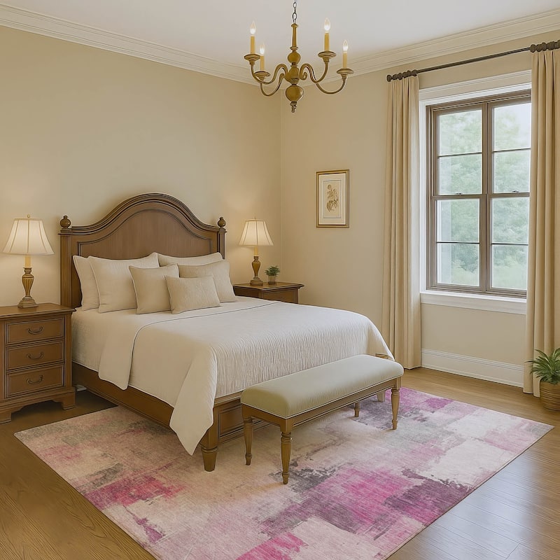 Premium Washable Super Soft Abstract Chic Mayfield Rug