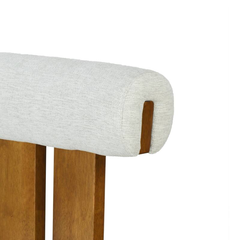 Renee Indoor Wooden Upholstered Barstool