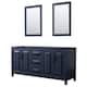 Option Dark Blue, Black Trim, No Top
