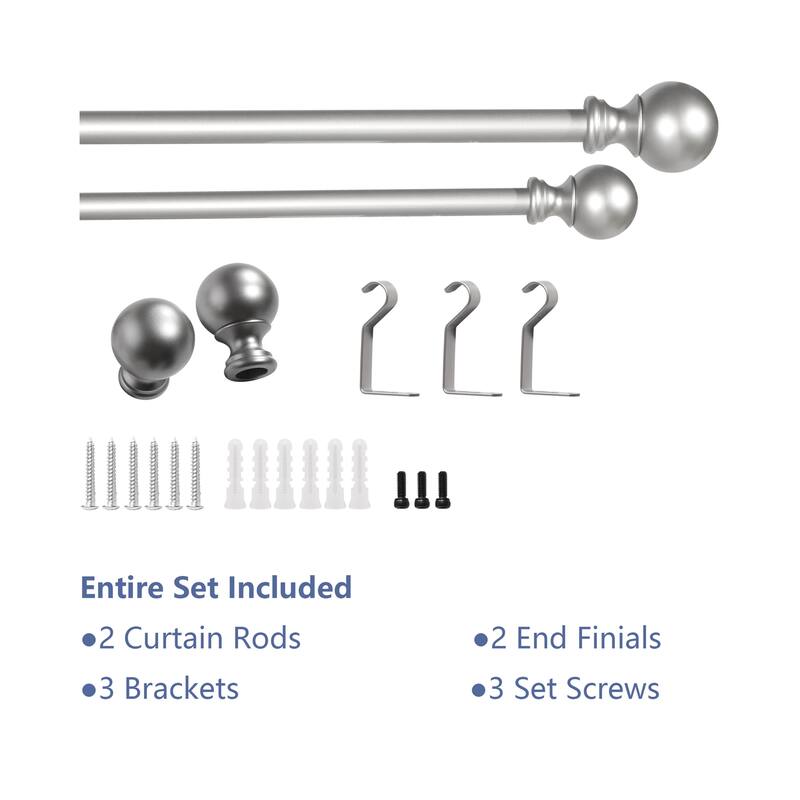 Window Single Curtain Rod