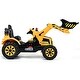 preview thumbnail 10 of 9, Costway Kids Ride On Excavator Truck With Front Loader Digger Yellow