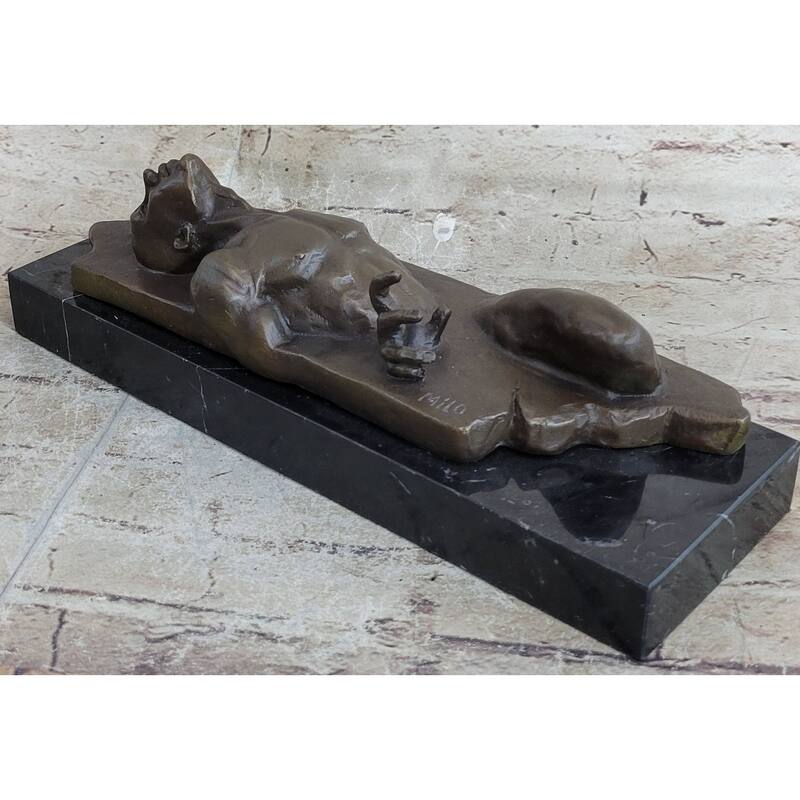 Surreal Hot Cast Bronze Sculpture Of Male Figure Trapped In The Floor On A Marble Base