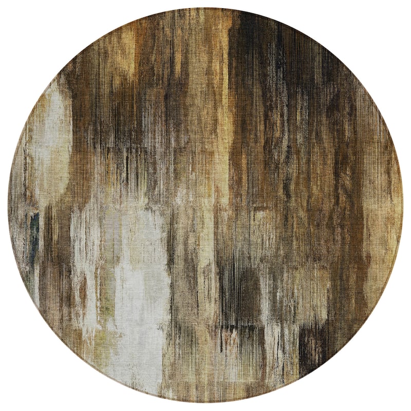 Alrive Contemporary Abstract Weather Resistant Classic Meets Modern Outdoor Rug
