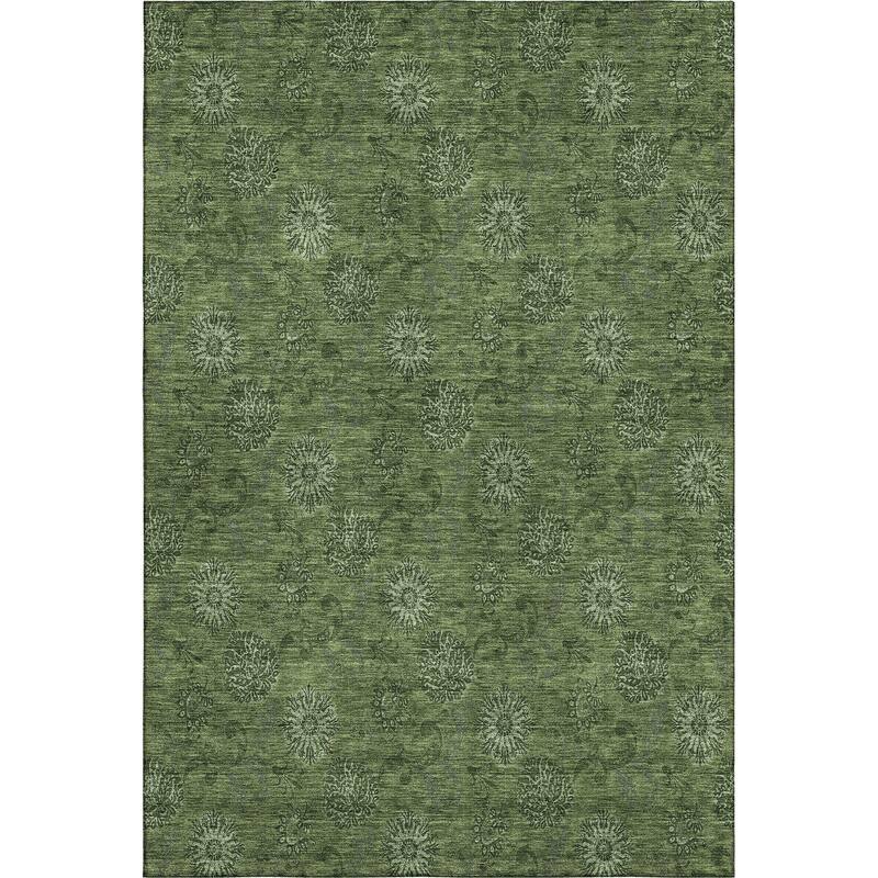 Premium Washable Super Soft Floral Imprint Mayfield Rug