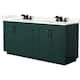 Option Green / Giotto Quartz Top / Matte Black Hardware