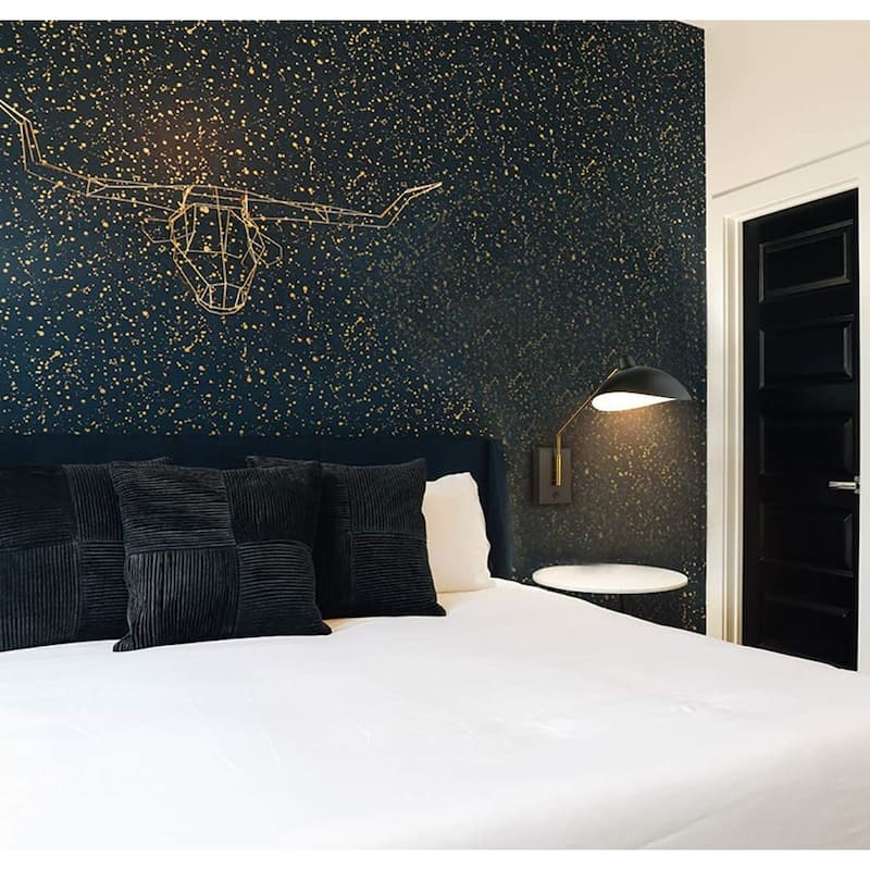 Giglio Swing Arm Bedroom Wall Sconces Modern Black Plug-in or Hardwired Sconce Lighting with USB Charge Port-Set of 2