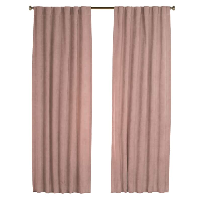 Padma Velvet 50x84 Back-Tab Curtain Panel (Single Panel)