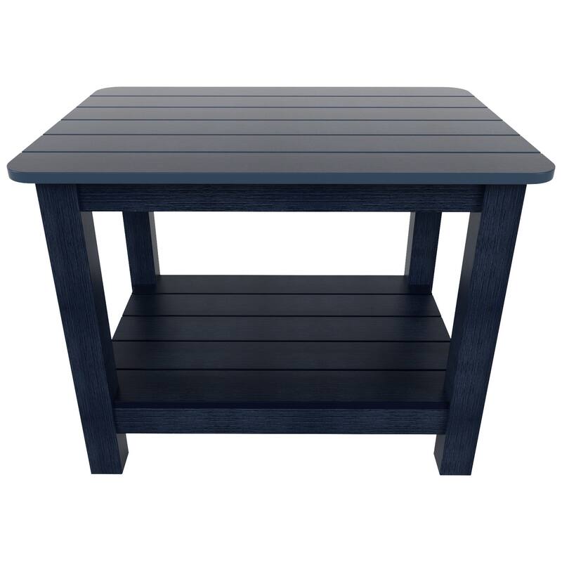 Vineyard HIPS Eco-Friendly Outdoor Modern Square All Weather Side Table