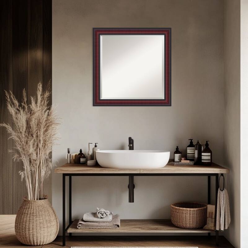 Dalat Beveled Framed Bathroom Vanity Wall Mirror