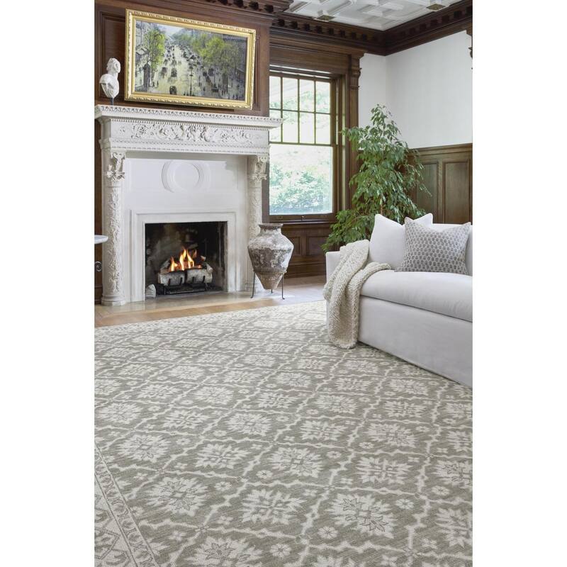 Nabela Noor Home x Livabliss Aram Traditional Area Rug - 1'10" x 2'11" - Grey