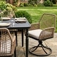 preview thumbnail 17 of 71, Nuu Garden Rattan Metal Patio Dining Set with Umbrella Hole, Zippered Cushions