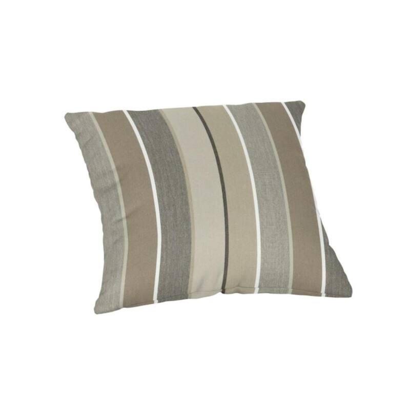 Sunbrella 16-inch Square Striped Outdoor Throw Pillow
