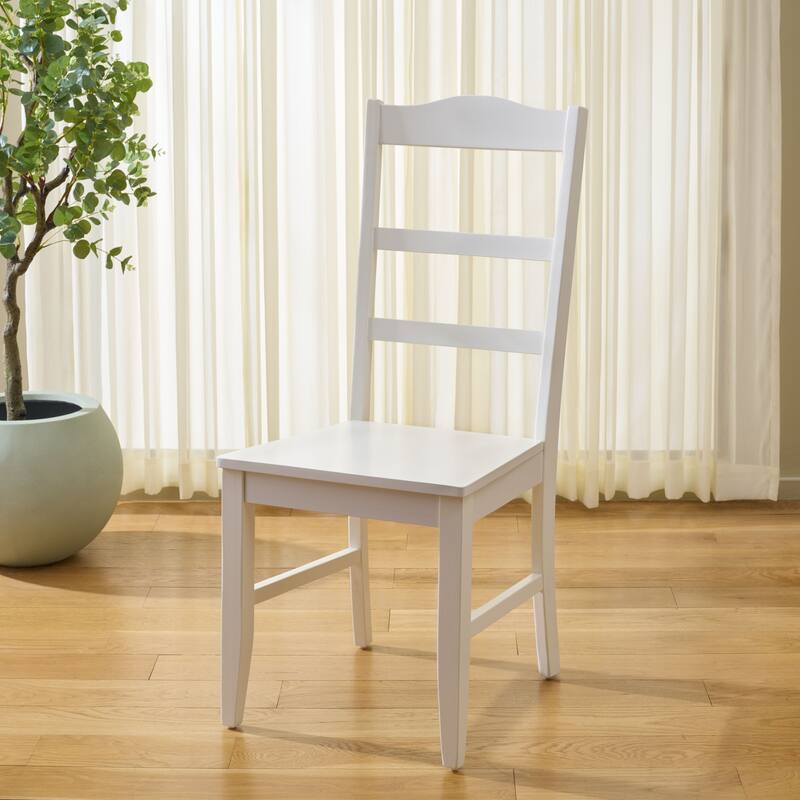 SAFAVIEH HOME Svetlana Ladder Back Side Chair - 18"W x 21"D x 40"H