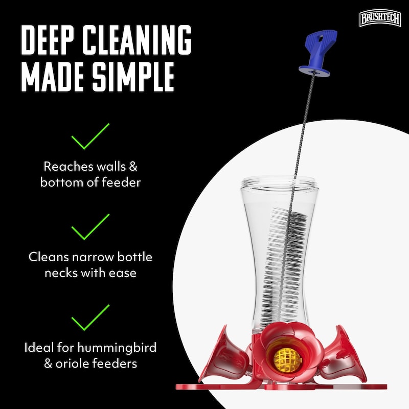 Brushtech Hummingbird Feeder Brush - 14-Inch
