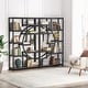 preview thumbnail 14 of 30, Bookshelf 5 Shelf Industrial Etagere Bookcase for Bedroom, Living Room, Home Office