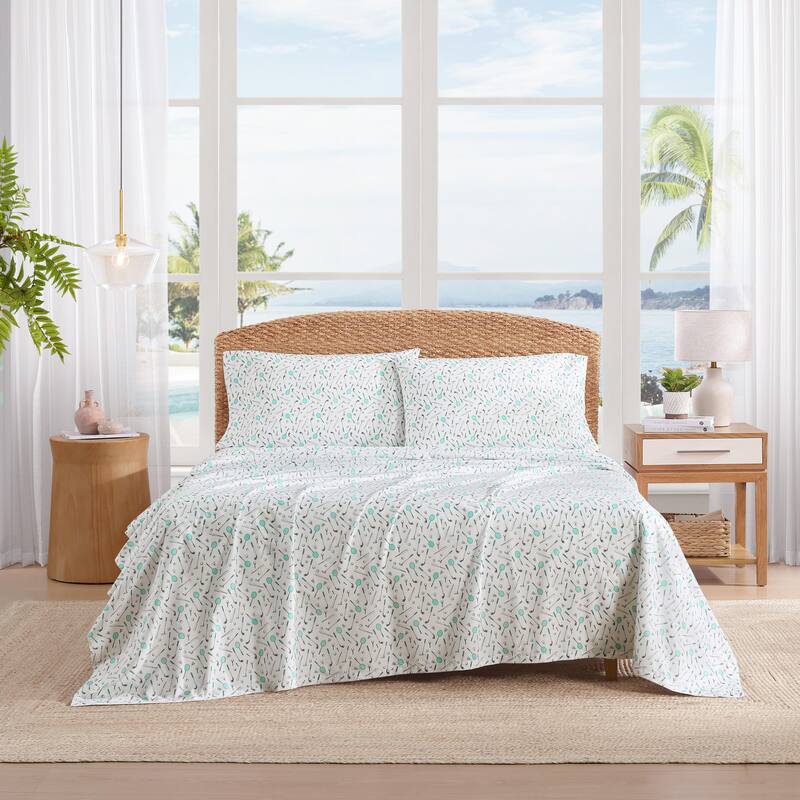 Tommy Bahama Cotton Printed Sheet Sets and Pillowcase Pairs