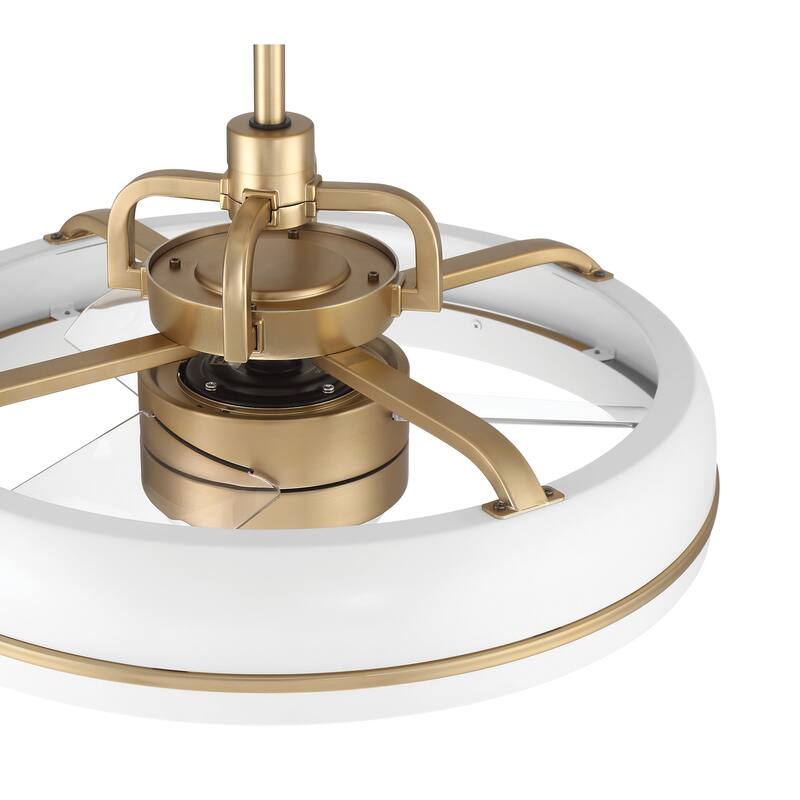 Craftmade TYL243-NWF Taylor 24" Wide LED 3 Blade Fandelier