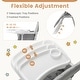 preview thumbnail 16 of 19, Gymax Foldable High Chair Easy Clean Compact Highchair w/ Removable