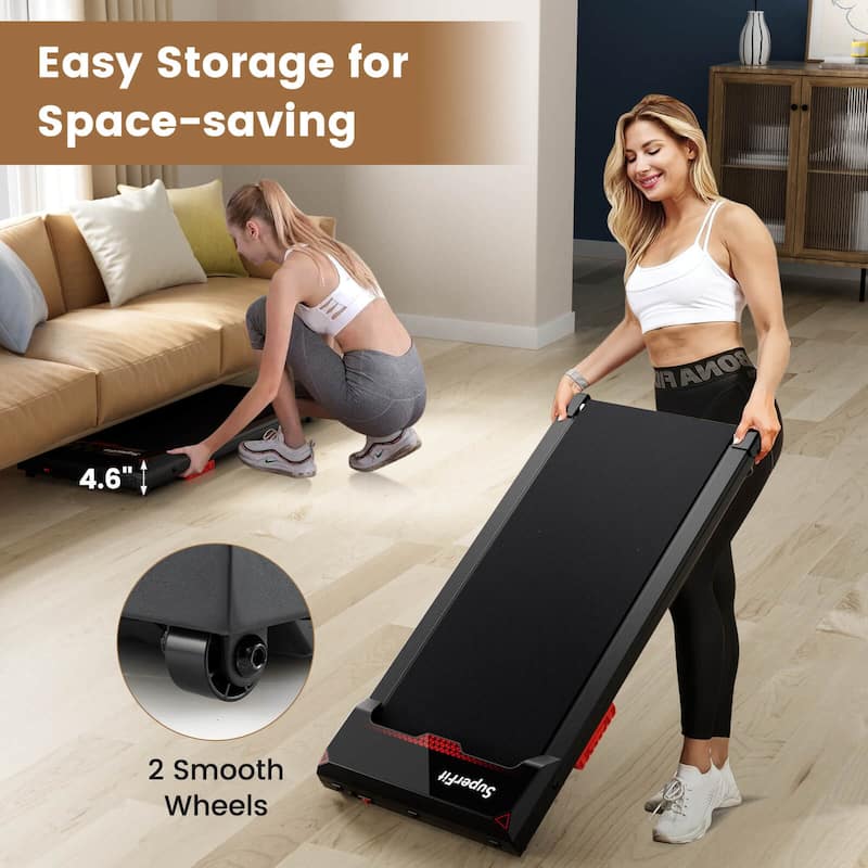 Costway Walking Pad 2.5HP Under Desk Treadmill with Remote Control - See Details