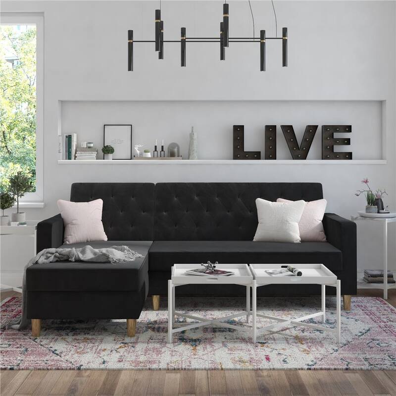 CosmoLiving by Cosmopolitan Liberty Sectional Futon with Storage