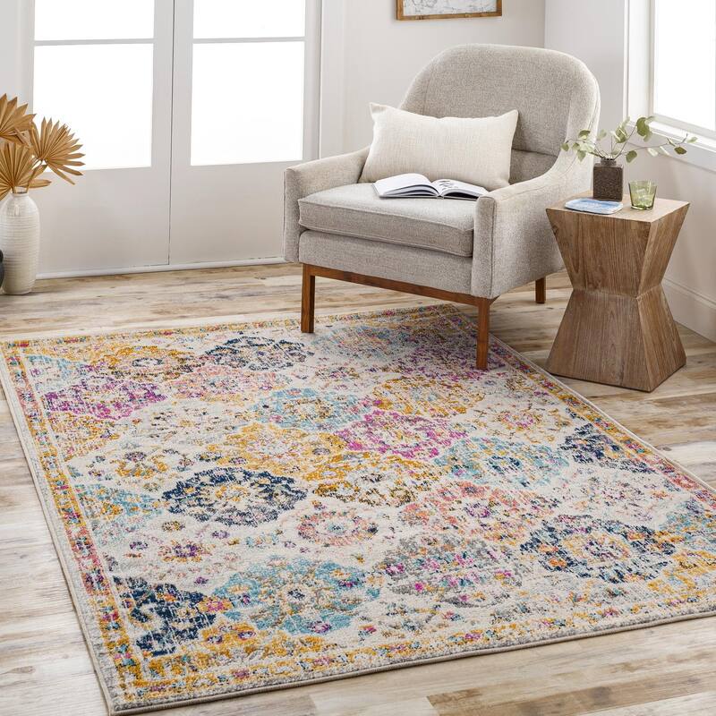 Livabliss Harput Transitional Medallion Area Rug - Multi-Color - 12' x 18'
