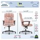 preview thumbnail 36 of 66, Serta Connor Executive Office Chair - Ergonomic Computer Chair with Layered Body Pillows and Contoured Lumbar