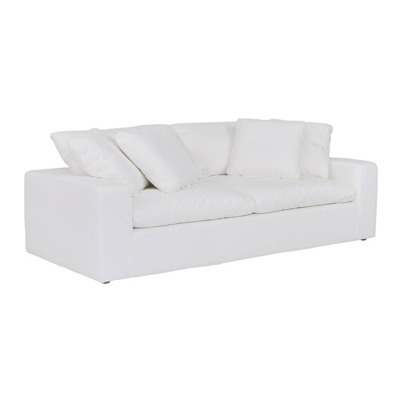 Liberty 96.5" Upholstered Cloud Sofa Couch with Slipcover