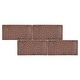 preview thumbnail 1 of 2, 3" x 6" Hammered Copper Tile - Quantity 4 (T36DBH_PKG4)