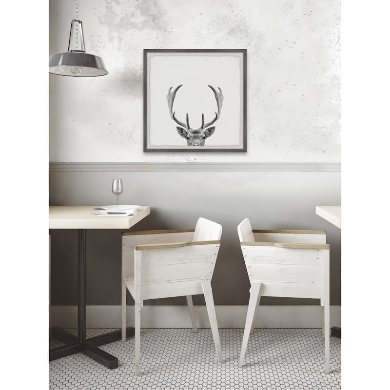 'Giant Antlers' Framed Painting Print