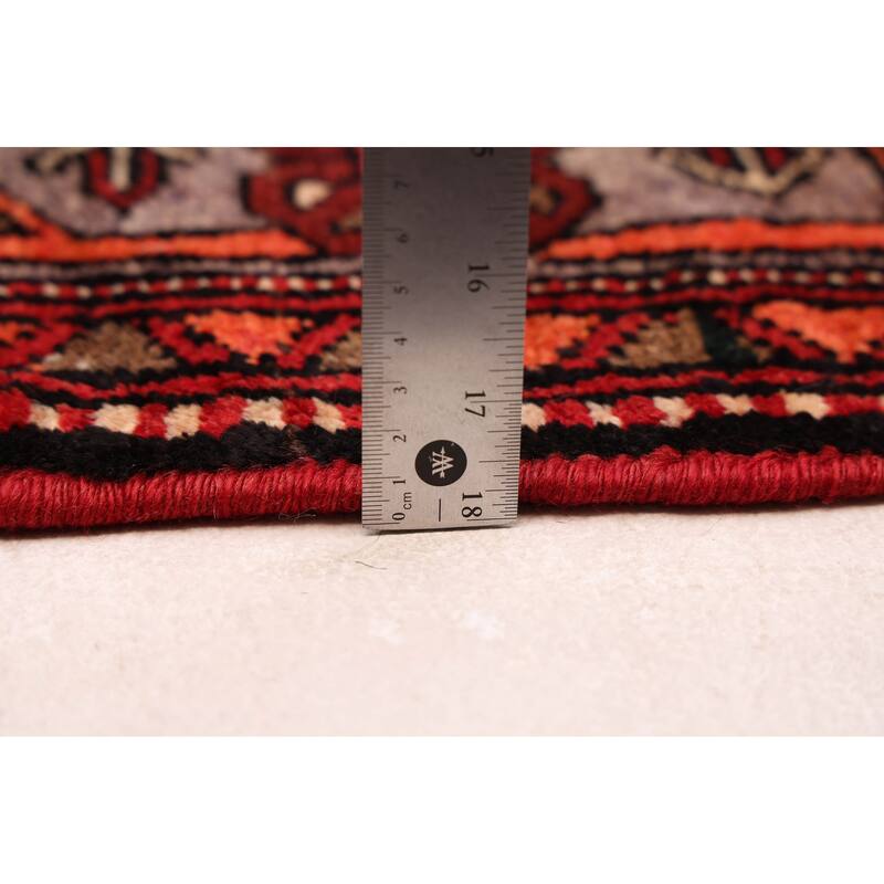 ECARPETGALLERY Hand-knotted Anatolian Vintage Red Wool Rug - 5'0 x 8'5