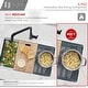 preview thumbnail 6 of 7, STYLISH 16 3/4" Dark Gray Workstation Sink Roll-up Drying Rack/Trivet