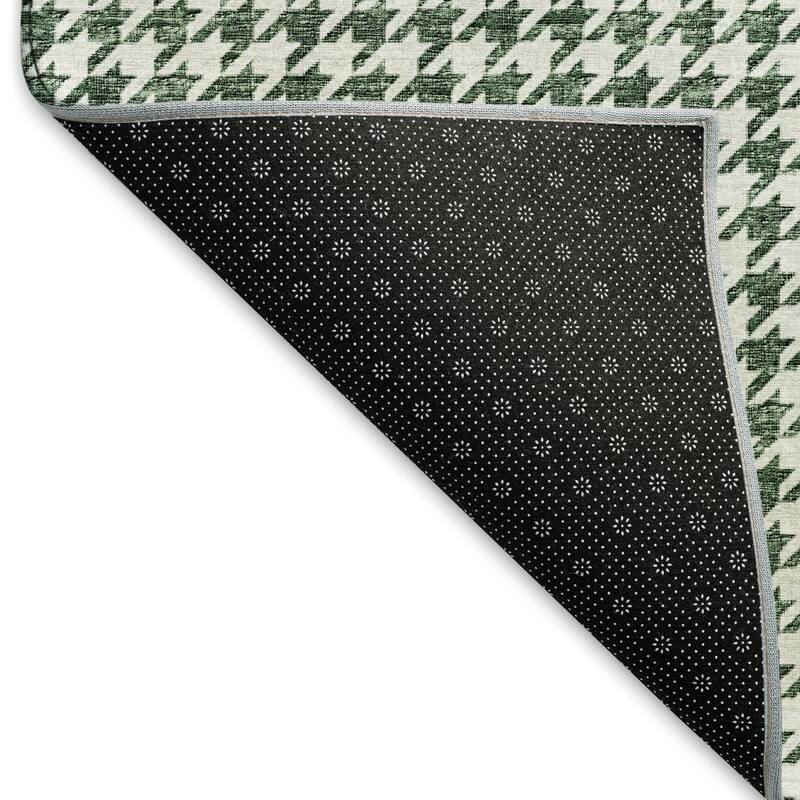 Premium Washable Super Soft Modern Houndstooth Mayfield Rug