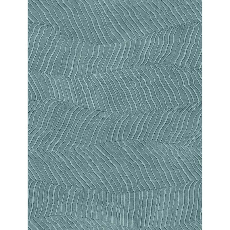 Sarah + Ruby Drift Turquoise Abstract Landscape Wallpaper