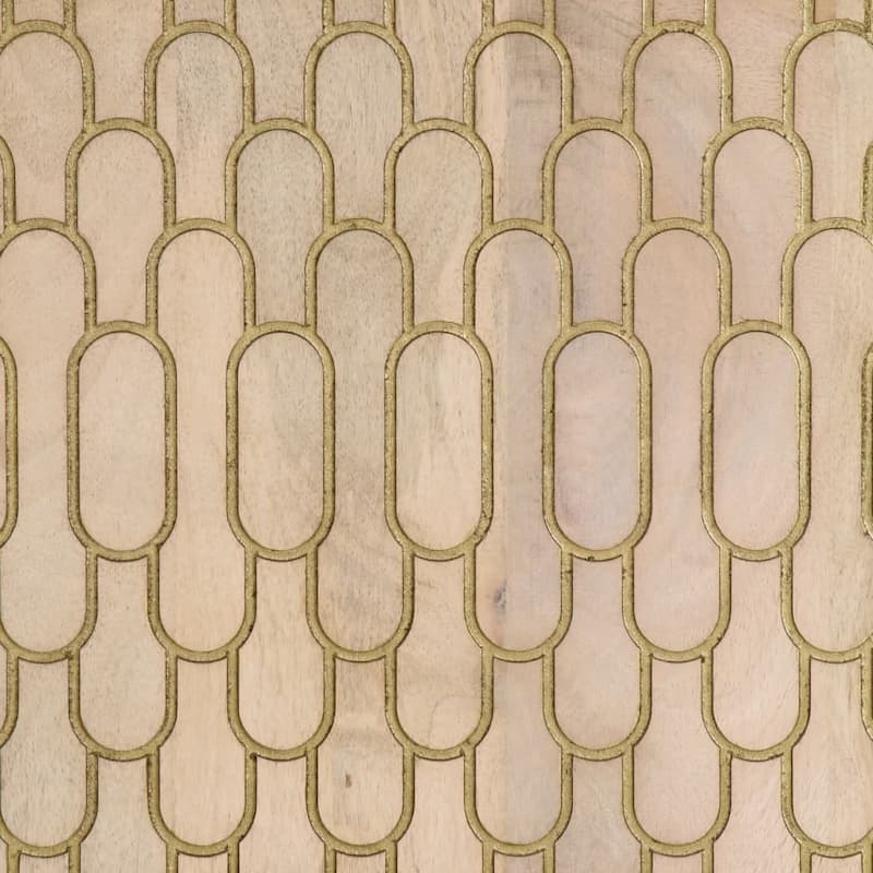 vidaXL Bathroom Cabinet Natural wood Solid mango wood, engineered wood - 13 x 15 x 63 in