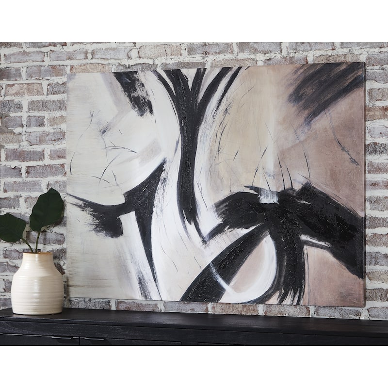 Signature Design by Ashley Braidage Brown/Black/White Wall Art
