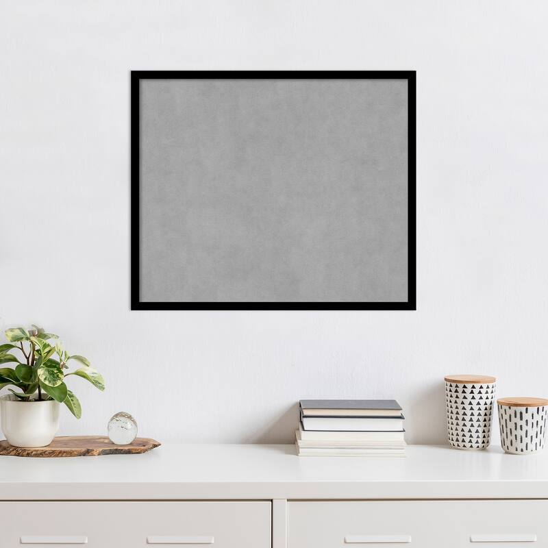 Amanti Art Black Gallery Deep Framed Magnetic Board