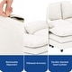 preview thumbnail 14 of 28, Moasis 142 Inch Modular Velvet Sectional Sofa with Movable Ottoman and Pillow Armrest for Living Room