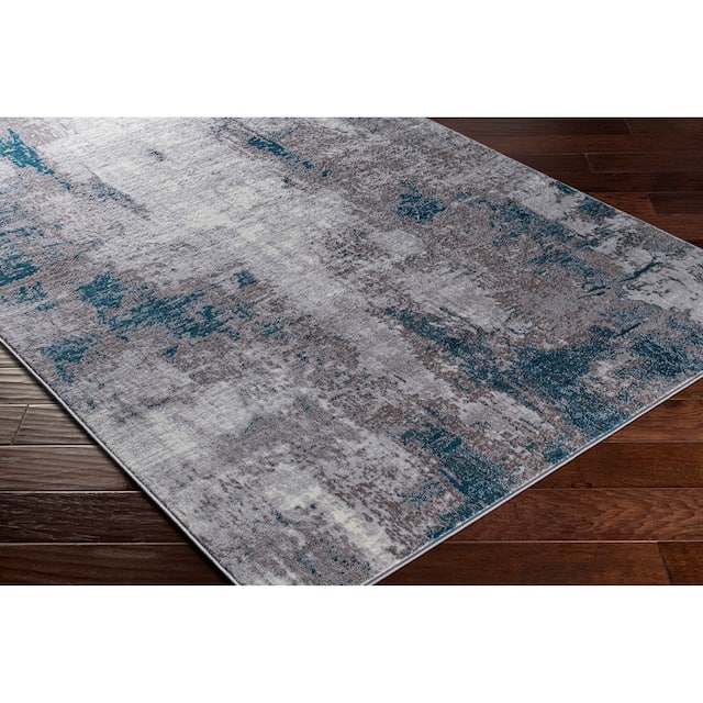 Cooke Industrial Abstract Area Rug