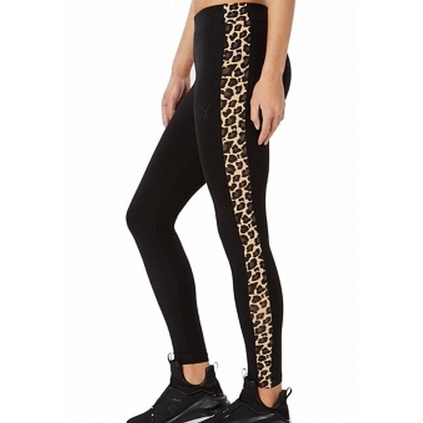 Leopard trim leggings Clearance