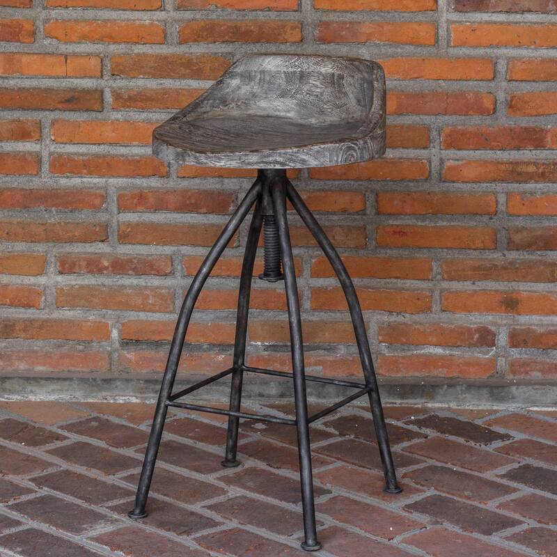 Uttermost Kairu 16" Wide Farmhouse Industrial Adjustable Counter or