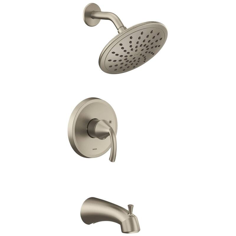 Moen Glyde Tub and Shower Trim Package with 1.75 GPM Single Function
