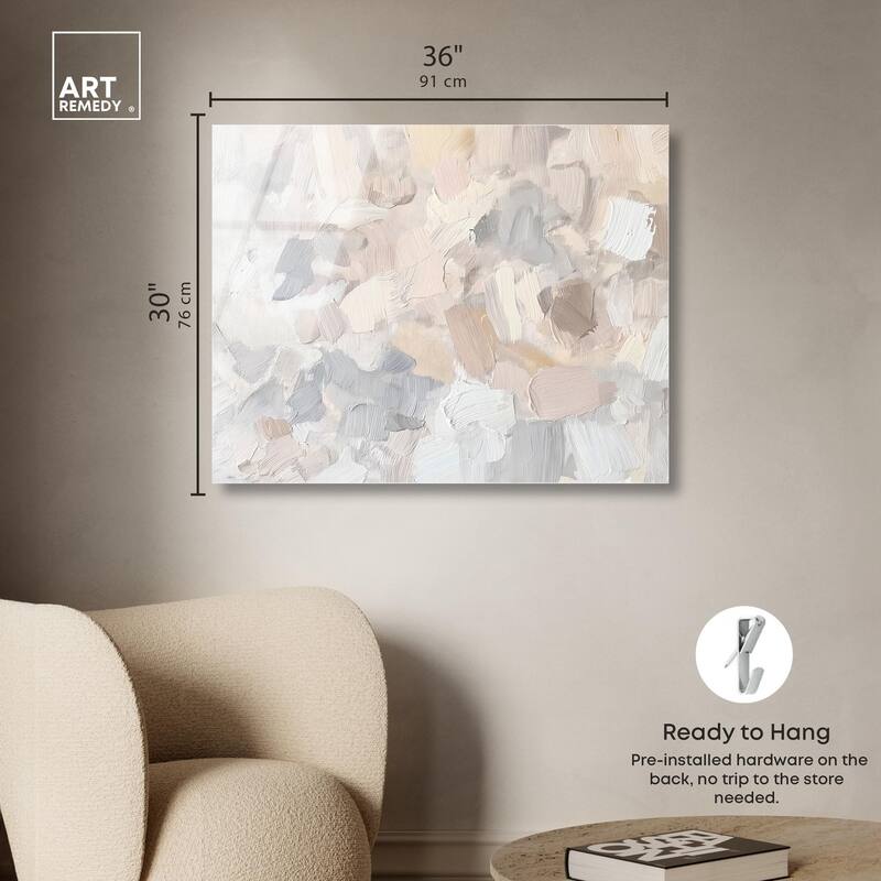Soft Colors Fade I Acrylic by Art Remedy, Ready to Hang