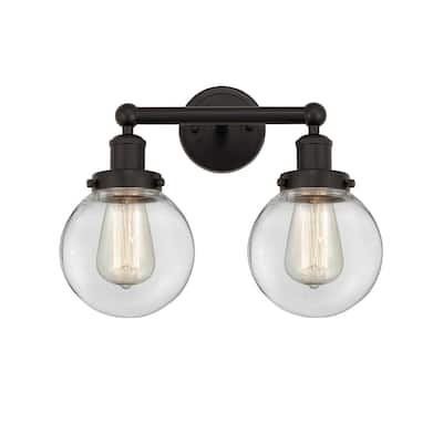 Innovations Lighting 616-2W-10-16 Beacon Vanity Beacon 2 Light 16"