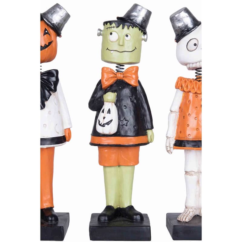 Scary Trick-Or-Treaters Figurines, Set of 3