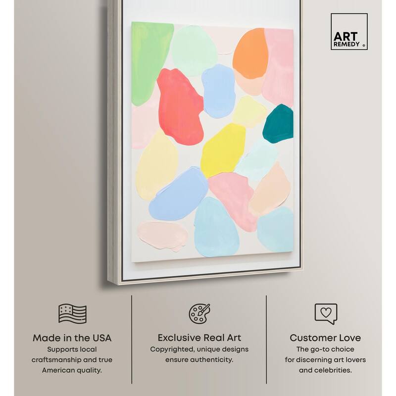 Sorbet Smudges II Canvas by Art Remedy