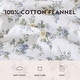preview thumbnail 75 of 92, Laura Ashley Printed Cotton Flannel Sheet Set