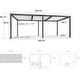 preview thumbnail 20 of 74, PURPLE LEAF Outdoor Louvered Pergola with Adjustable Metal Roof for Patio Pergola